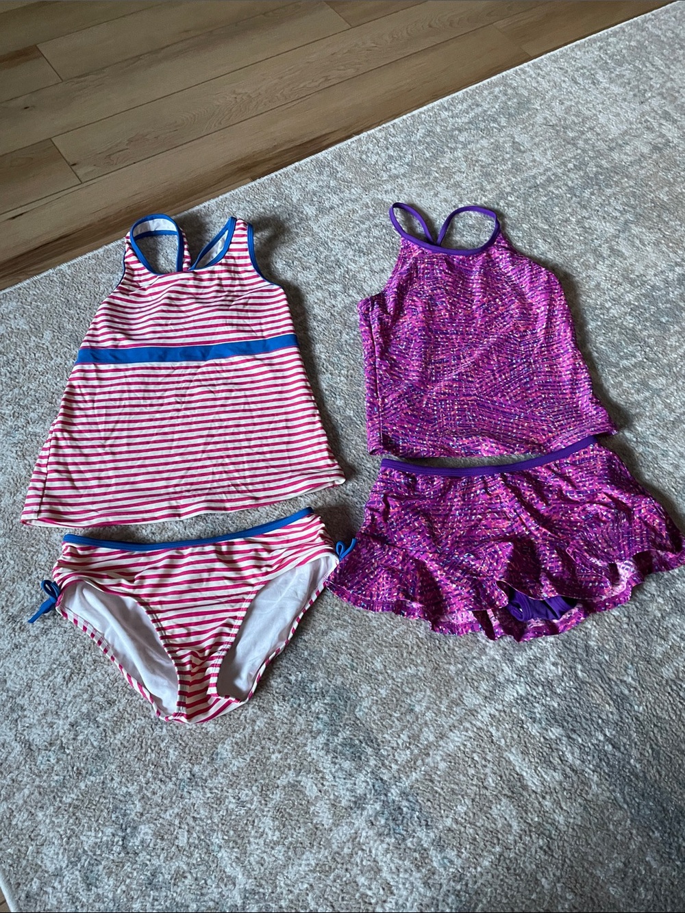 Two Girls L.L. Bean Tankini Swimsuits